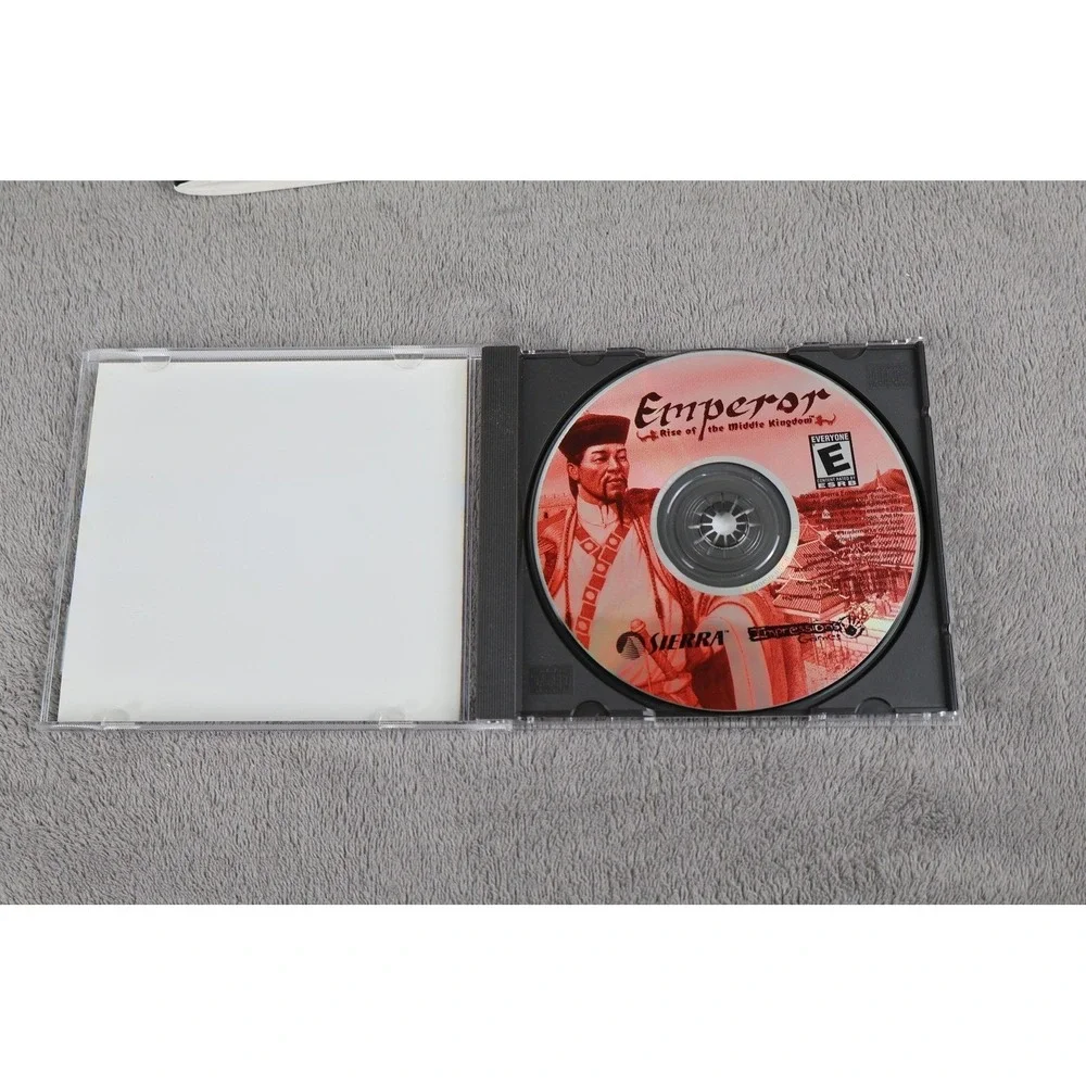 Vintage Emperor Rise of the Middle Kingdom PC CD-ROM‎ Game Sierra Big Box CIB